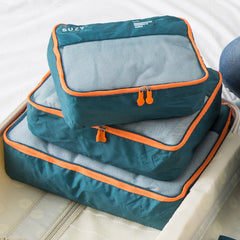 7-Piece Waterproof Travel Luggage Organizer Set