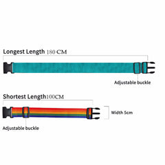 Adjustable Nylon Lock Travel Luggage Strap Belt