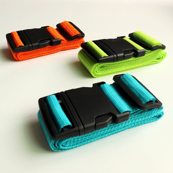 Adjustable Nylon Lock Travel Luggage Strap Belt