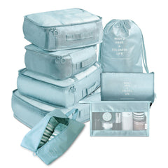 8-Piece Luggage Divider Packing Cube Set