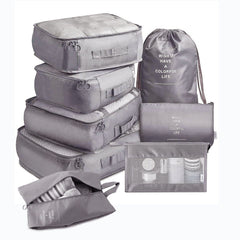 8-Piece Luggage Divider Packing Cube Set