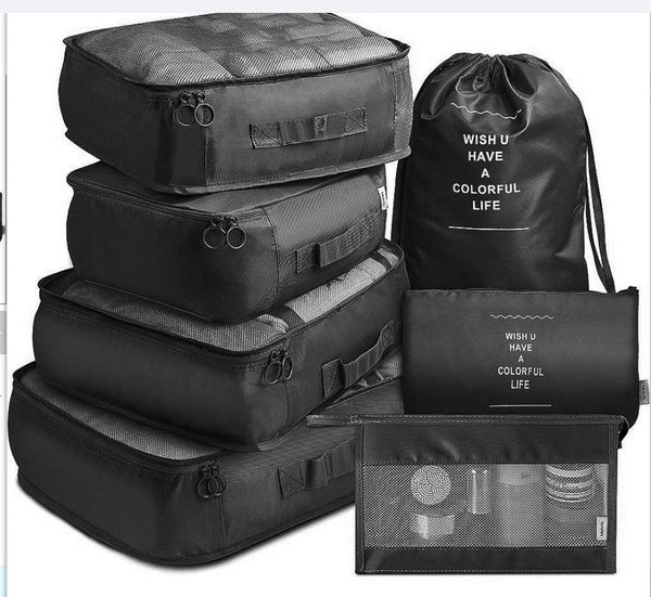 8-Piece Luggage Divider Packing Cube Set