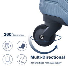 3-Piece Lightweight ABS Spinner Luggage Set