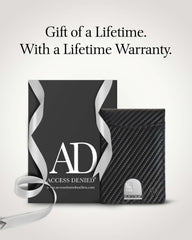 Genuine Leather Slim RFID Money Clip Wallet