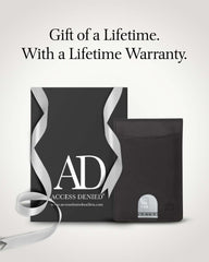 Genuine Leather Slim RFID Money Clip Wallet
