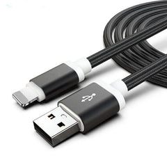 3-Pack 10FT Heavy-Duty Braided Lightning Cables