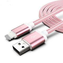 3-Pack 10FT Heavy-Duty Braided Lightning Cables