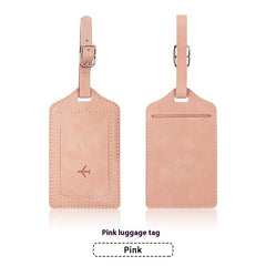 PU Leather Anti-Magnetic Passport Luggage Tag
