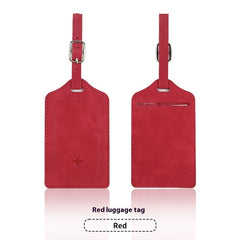 PU Leather Anti-Magnetic Passport Luggage Tag