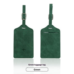 PU Leather Anti-Magnetic Passport Luggage Tag