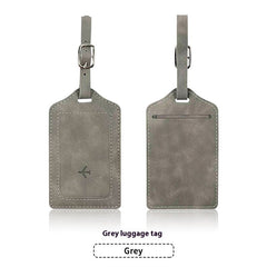PU Leather Anti-Magnetic Passport Luggage Tag
