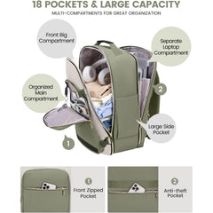 Airline Carry-On Luggage Set With Organizers