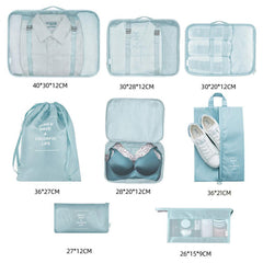 8-Piece Luggage Divider Packing Cube Set