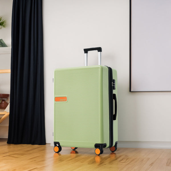 24-Inch Expandable Contrast Color Hardshell Suitcase