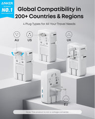 Nano 5-in-1 20W Travel Adapter