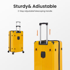 4-Piece Lightweight PC ABS Luggage Set