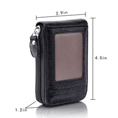 Genuine PU Leather RFID Blocking Men’s Wallet