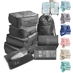 8-Piece Luggage Divider Packing Cube Set