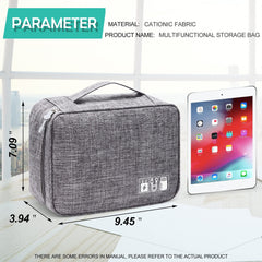 Waterproof Portable Electronics Cable Organizer Bag