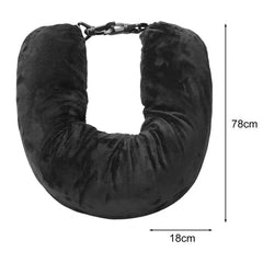 Fillable Space-Saving Portable Travel Neck Pillow