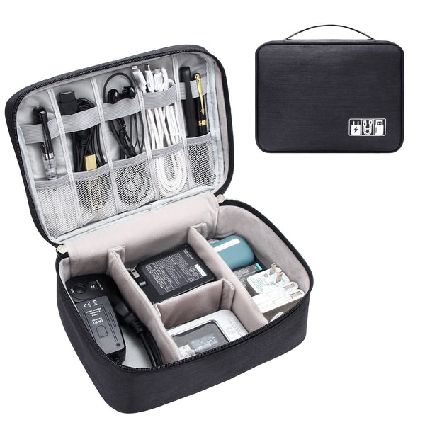 Waterproof Portable Electronics Cable Organizer Bag