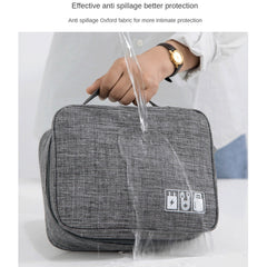Waterproof Portable Electronics Cable Organizer Bag
