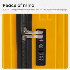 4-Piece Lightweight PC ABS Luggage Set