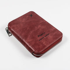 Multi-Functional RFID Zipper Passport Travel Holder