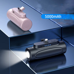 Mini 5000mAh LED Flashlight Power Bank