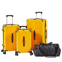 4-Piece Lightweight PC ABS Luggage Set