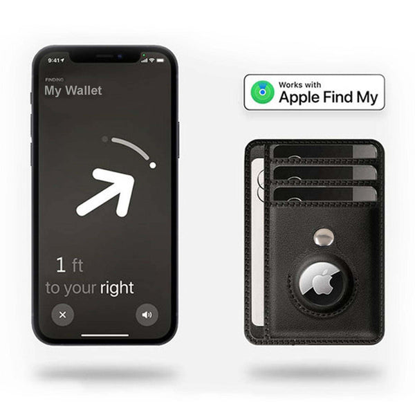 PU Leather RFID Anti-Theft Tracker Card Holder