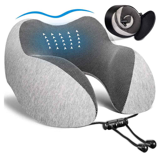 U-Shaped Memory Foam Travel Neck Pillow