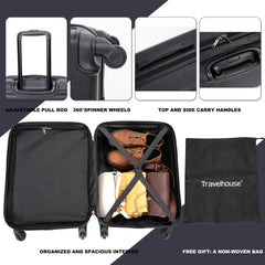 20-Inch Lightweight Spinner Carry-On Suitcase