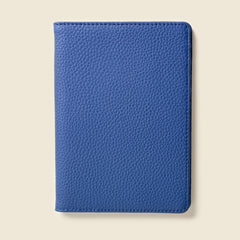 Leather RFID Shield Passport Wallet Cobalt