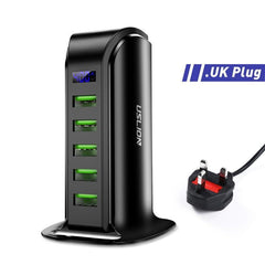 5-Port USB Charging Station With LED