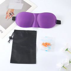 3D Lightweight Sleep Travel Mask With Earplugs