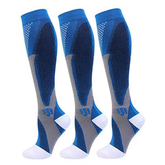 6-Pair 20-30mmHg Compression Sports Socks