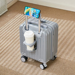 14-Inch Lightweight Carry-On Suitcase With Holders