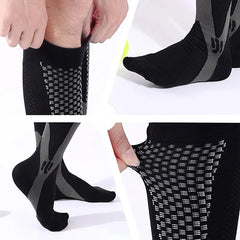 6-Pair 20-30mmHg Compression Sports Socks