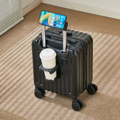 14-Inch Lightweight Carry-On Suitcase With Holders