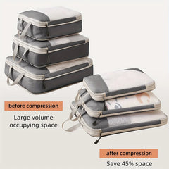 3-Piece Compression Packing Cube Travel Set