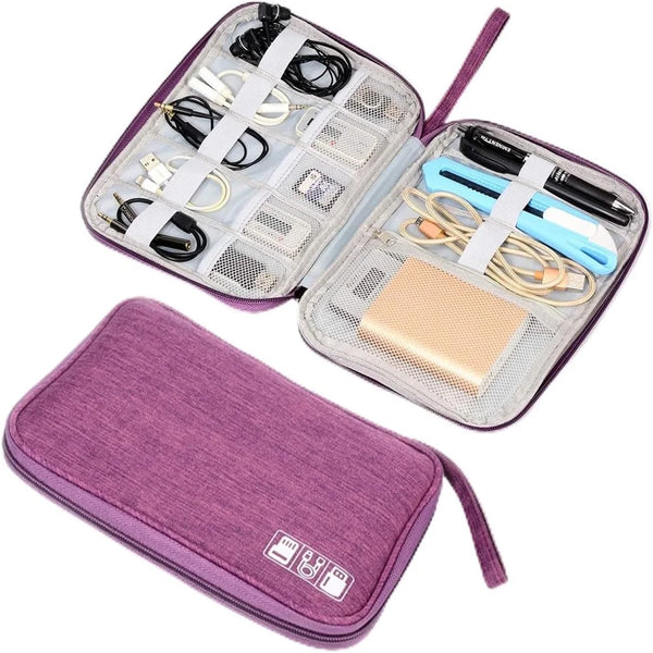 Waterproof Electronics Organizer Cable Storage Bag