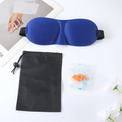3D Lightweight Sleep Travel Mask With Earplugs