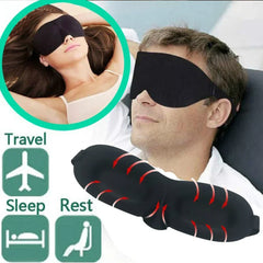 3D Lightweight Sleep Travel Mask With Earplugs