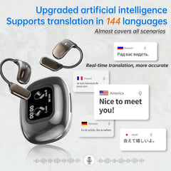 AI Translation Open-Ear Wireless Earbuds