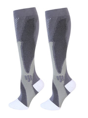 6-Pair 20-30mmHg Compression Sports Socks