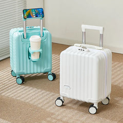 14-Inch Lightweight Carry-On Suitcase With Holders
