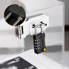 4-Digit Combination Keyless Travel Luggage Padlock