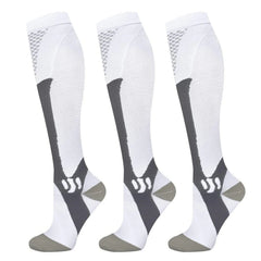 6-Pair 20-30mmHg Compression Sports Socks