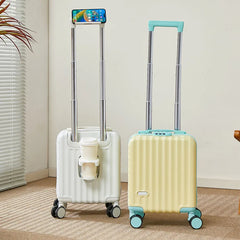 14-Inch Lightweight Carry-On Suitcase With Holders
